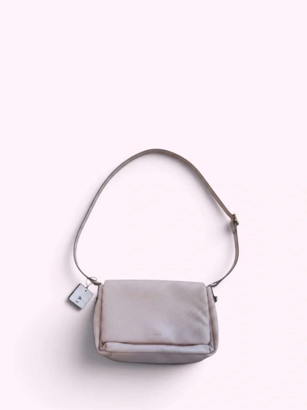 NWT AIMEE Preston Medium Leather Crossbody Bag | Rose Quartz